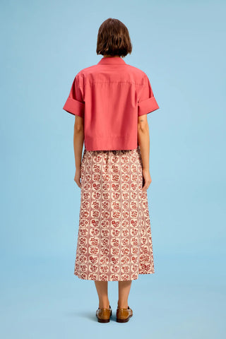 Scout Skirt - Brick Bloom