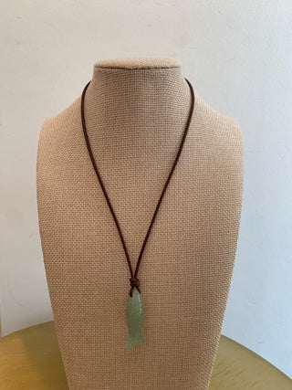 The Charleston Necklace - Jade Fish