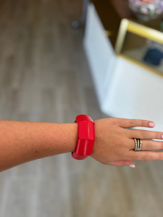 The Red Geo Bangle
