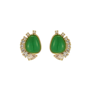 Doria Earrings - Green
