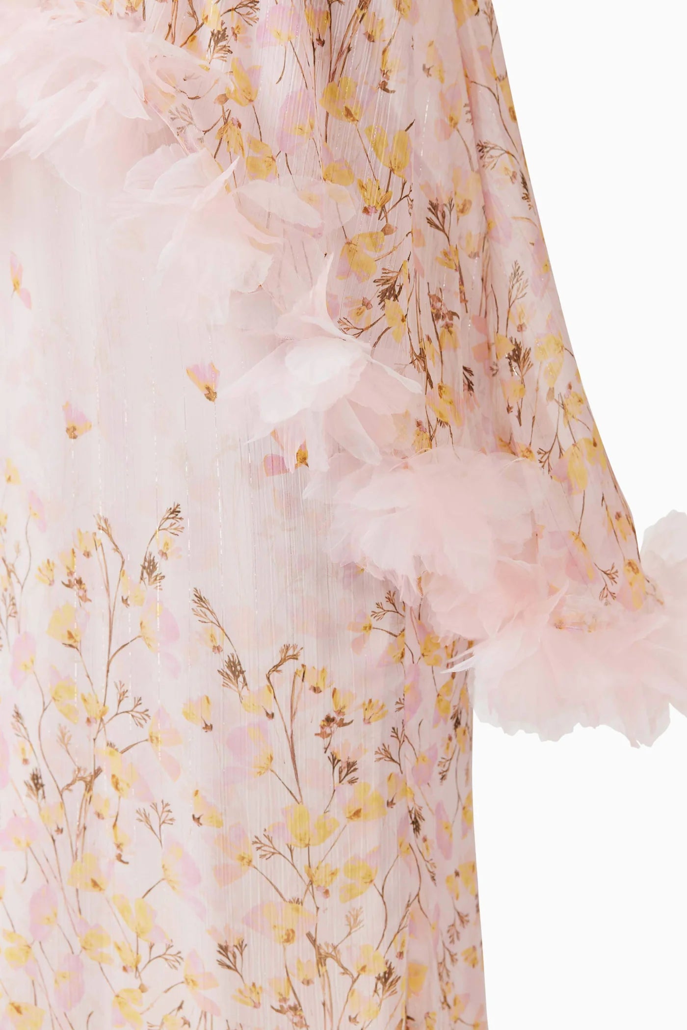 elliatt tulsia capelet maxi dress Elliatt Tulsia Floral Cape Maxi Dress by ELLIATT