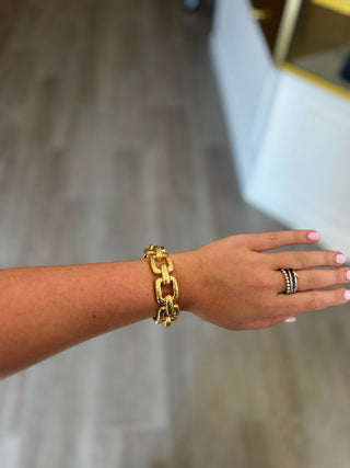The Dusty Gold Chain Link Bracelet