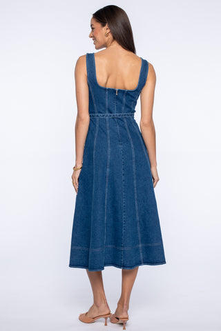 Alice Dress - Washed Denim