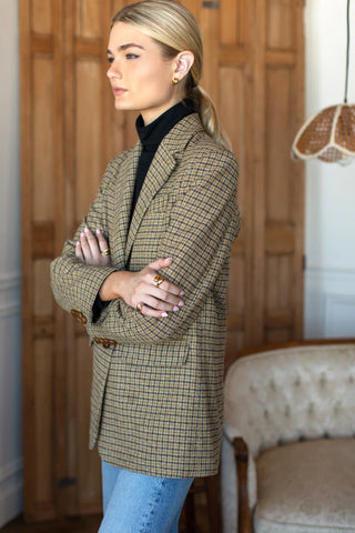Atelier Blazer - Butterscotch Plaid