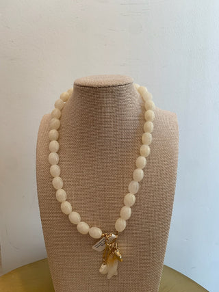 The Lucky Fish Necklace - Ivory