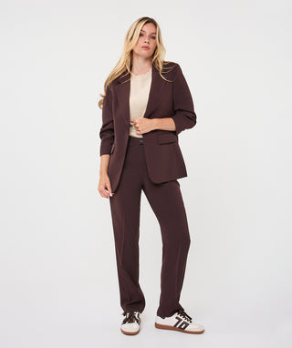 The Calista Blazer - Cocoa