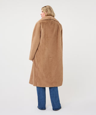 The Poppy Long Coat - Sand