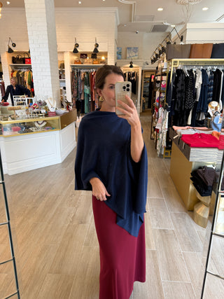 Cashmere Caitlin Poncho