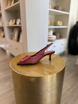 Hazel Pumps 55 - Burgundy
