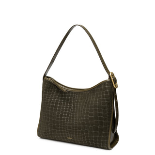 The Alahni Bag - Olive Croc
