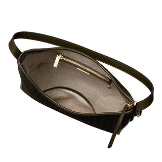 The Alahni Bag - Olive Croc
