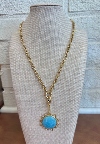 Odyssey Link Necklace - Green