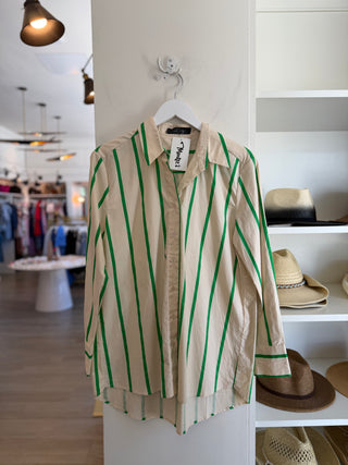 Plaza Stripe Button Down