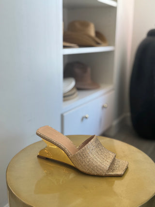 Talo Heel - Gold Metallic