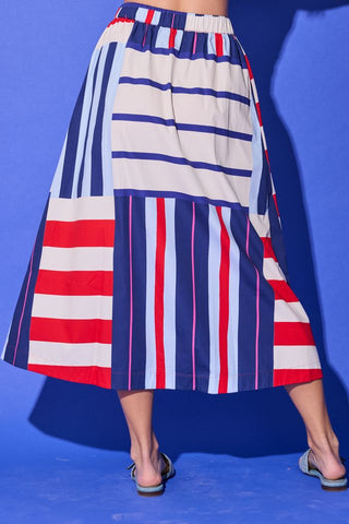 Danny Skirt - Maritime Stripe