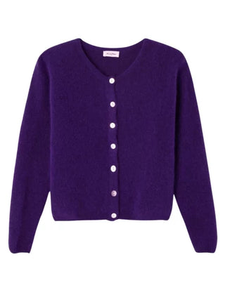 VITOW Cardigan - Eggplant