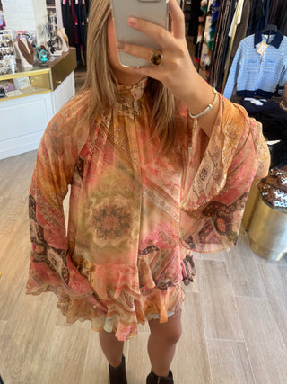 Zelina Long Sleeve Mini Dress