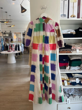 Rosie Dress - Brushstrokes