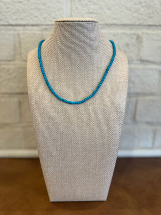 Cleo Beaded Necklace - Turquoise