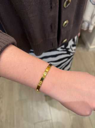 Love Bracelet - Gold/Diamond/Clover