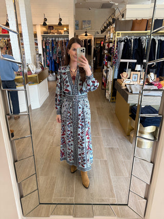 Marcelle Maxi Dress - Blue