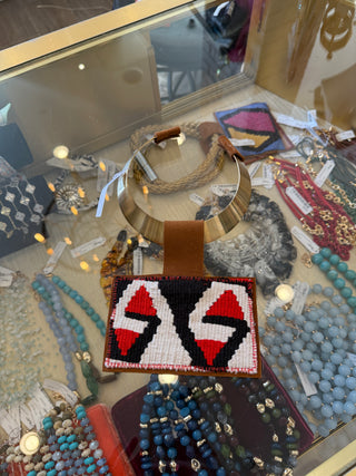 Game Day Kilim Pendant Necklace