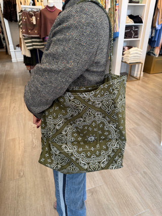 The Out West Handbag - Bandana Print