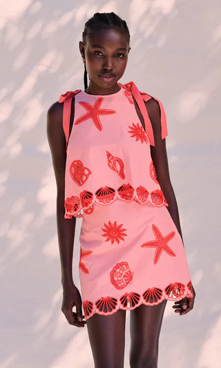 Ima Seashell Mini Skirt Set