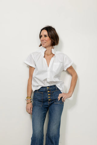 Quarantini Top - White