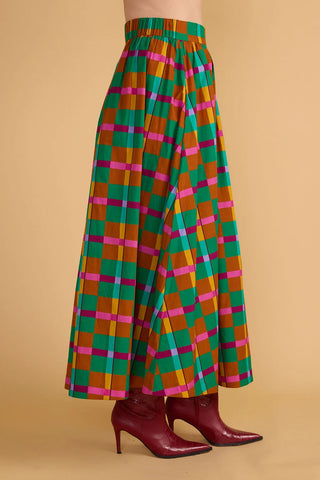 Maeve Skirt - Holiday Tartan