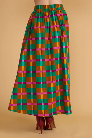 Maeve Skirt - Holiday Tartan