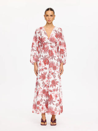 bailey floral maxi dress Bailey Floral Hi-Lo Ruffles Maxi Dress