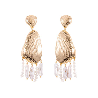 Luxe Gloria Earrings - White Gold