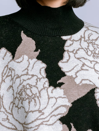 Peony Aja Sweater - Forbidden Black