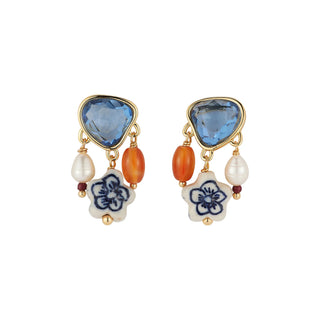 Ribeira Earrings - Blue Multi