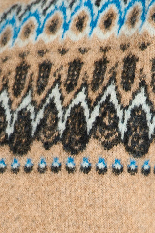 Salida Brushed Fairisle Sweater In Glacial