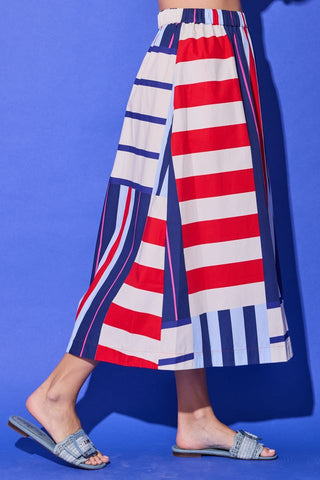 Danny Skirt - Maritime Stripe