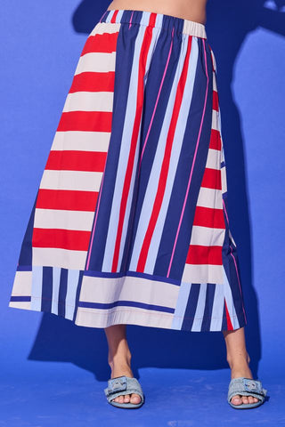 Danny Skirt - Maritime Stripe