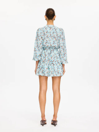 Lydia Tie Front Mini Dress