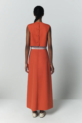 Ambre Popelin Ribbon Skirt