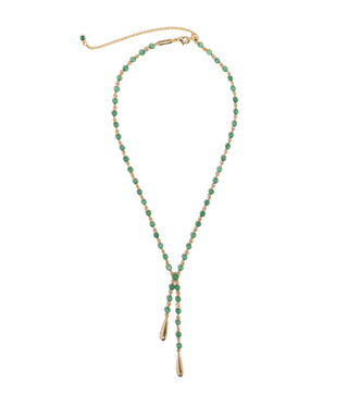 Sabine Y Necklace - Green