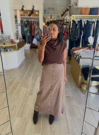 Portia Skirt - Plaid