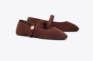 Romy Mary Jane Flat - Warm Brown