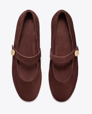 Romy Mary Jane Flat - Warm Brown