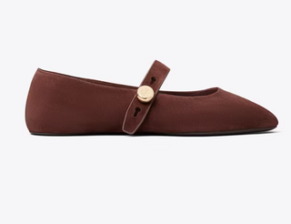 Romy Mary Jane Flat - Warm Brown