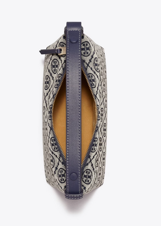 Mellow T Monogram Shoulder Bag - Tory Navy