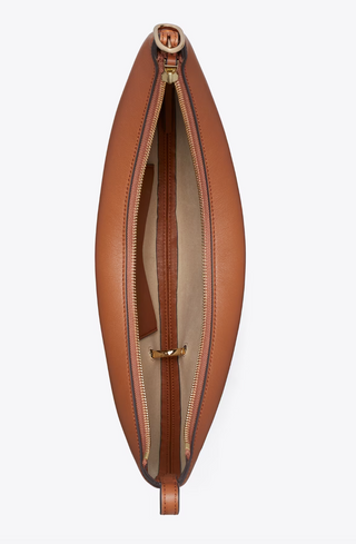 Pierced Crossbody Bag - Aged Tan - Aged Tan
