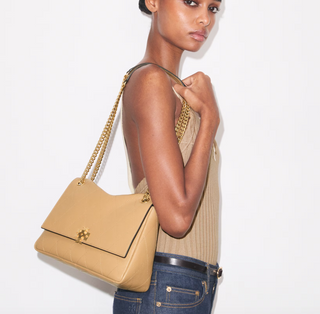 Charlie Quilted Shoulder Bag - Pecan - Pecan