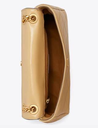 Charlie Quilted Shoulder Bag - Pecan - Pecan