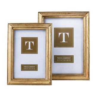 Gold Leaf Photo Frame - 5x7